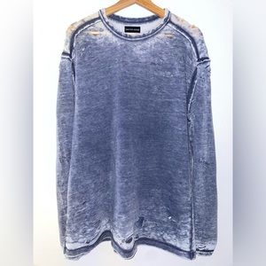 Saks Fifth Avenue Custom Distressed Sweater